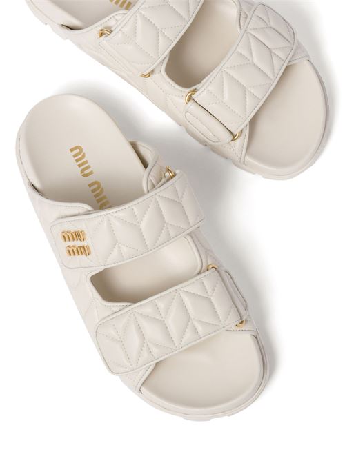 Slide sandals MIU MIU | 5XX640F-01088TF0009